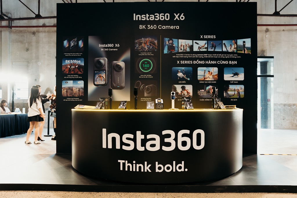 Insta360 X6 mở bán tại Việt Nam: Bước nhảy 8K cho nhà sáng tạo nội dung