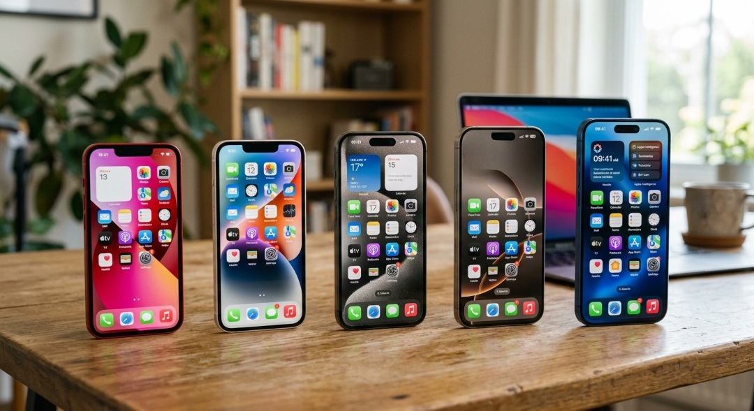 iPhone thay đổi ra sao từ iPhone 13 đến iPhone 17