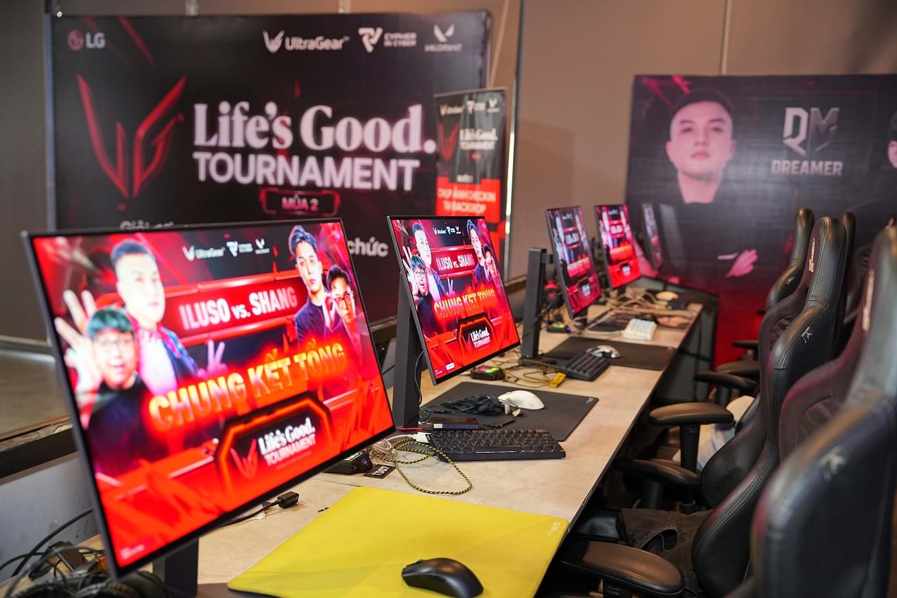 LG UltraGear RGB Tandem OLED thế hệ 4 bùng nổ tại Life's Good Tournament