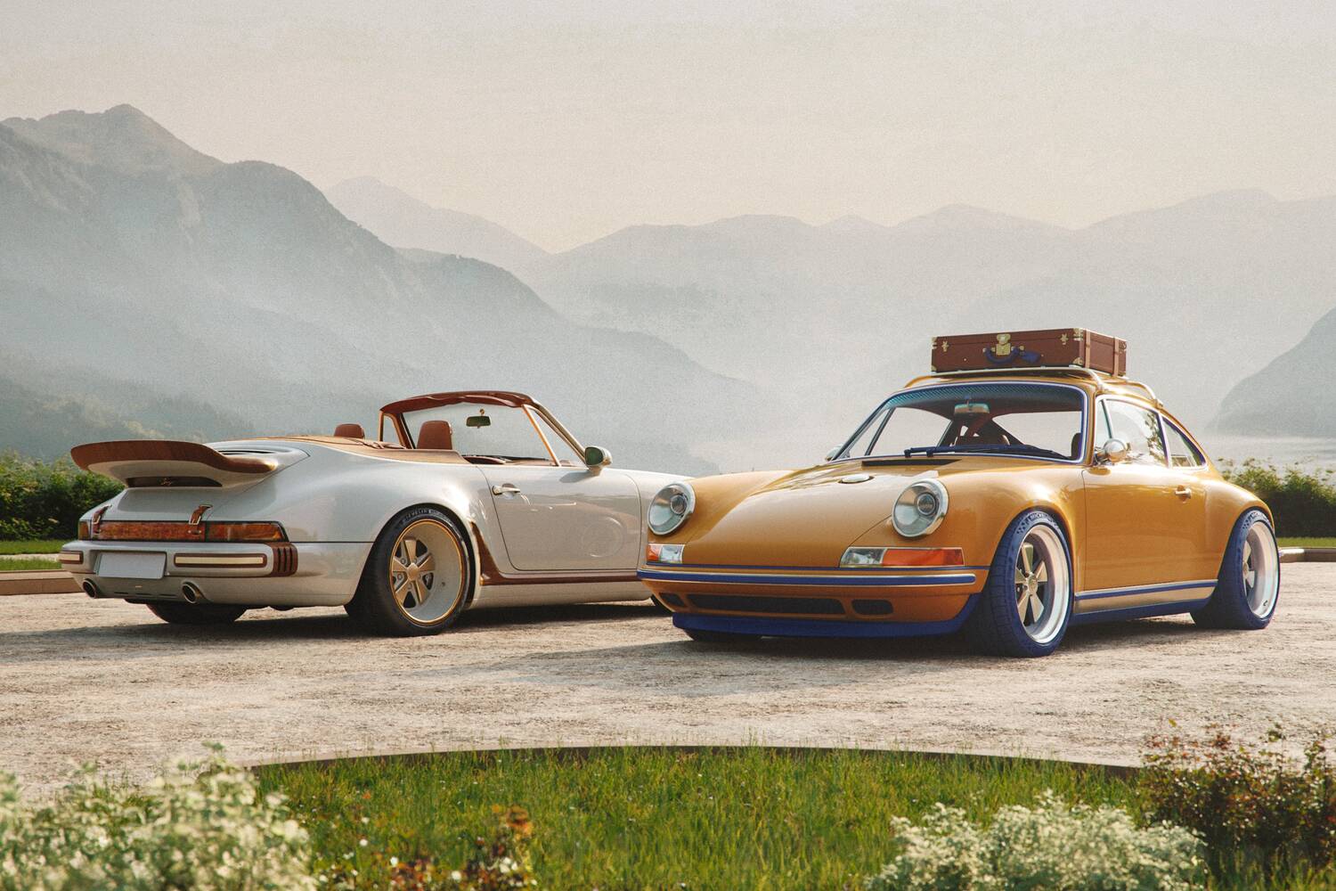 How Louis Vuitton and Singer Turned the 911 into a Rolling Travel Trunk