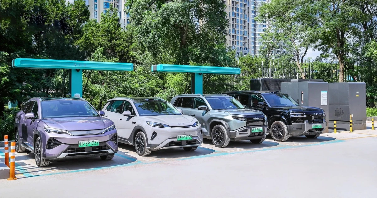 Trạm xăng biến thành trạm sạc: bước ngoặt của BYD và Sinopec