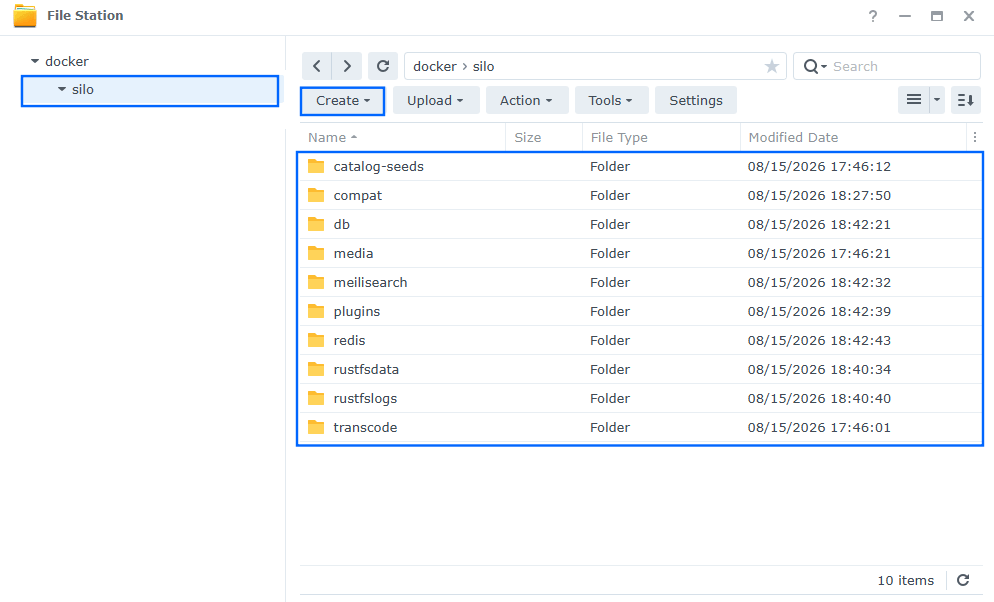 Set Up Silo Server on Synology NAS with Hardware Transcoding