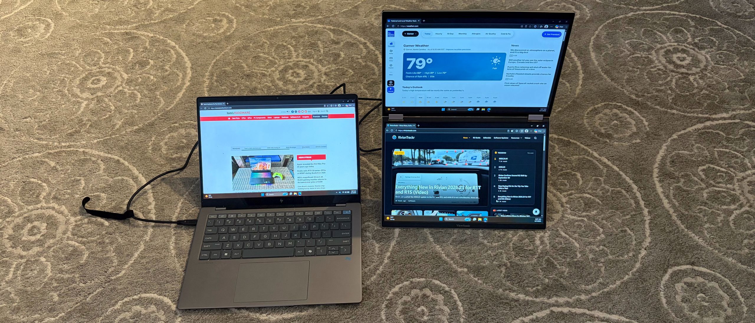 Dual Portable Monitors vs Single Ultrawide for Laptop Productivity