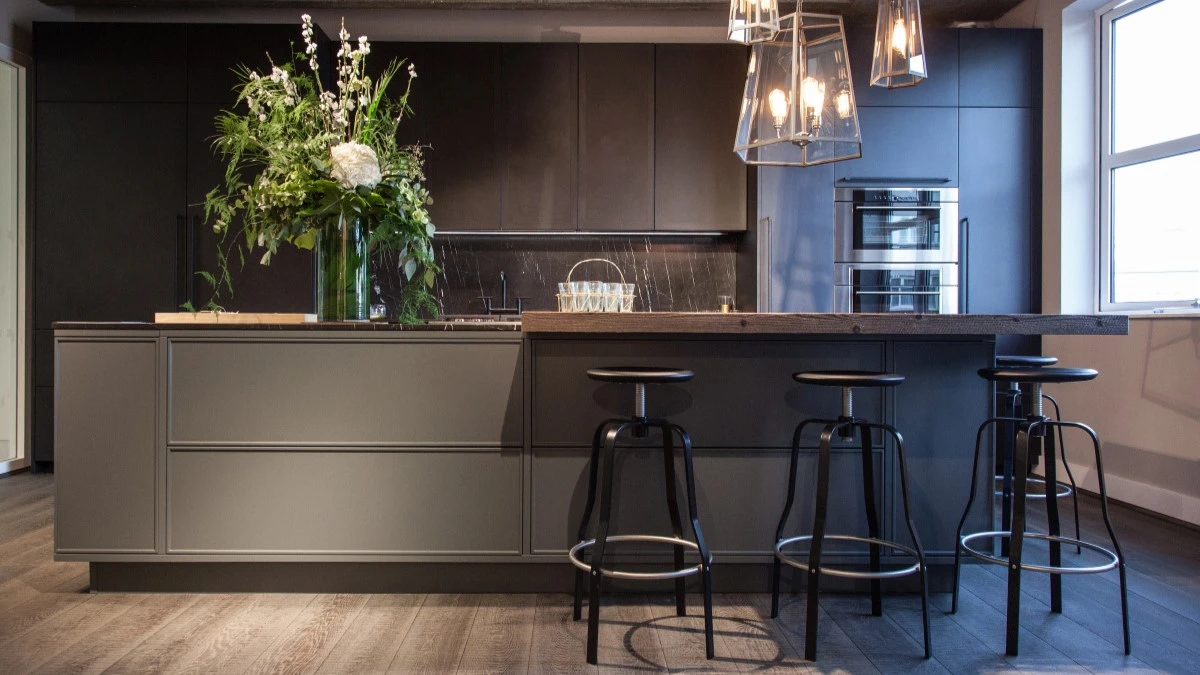 Stone Sinks and Bold Tile Are Rewriting Kitchen Design