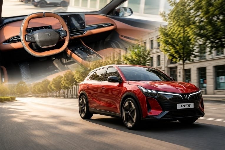 VinFast VF8 thế hệ mới: bước ngoặt nội thất và công nghệ