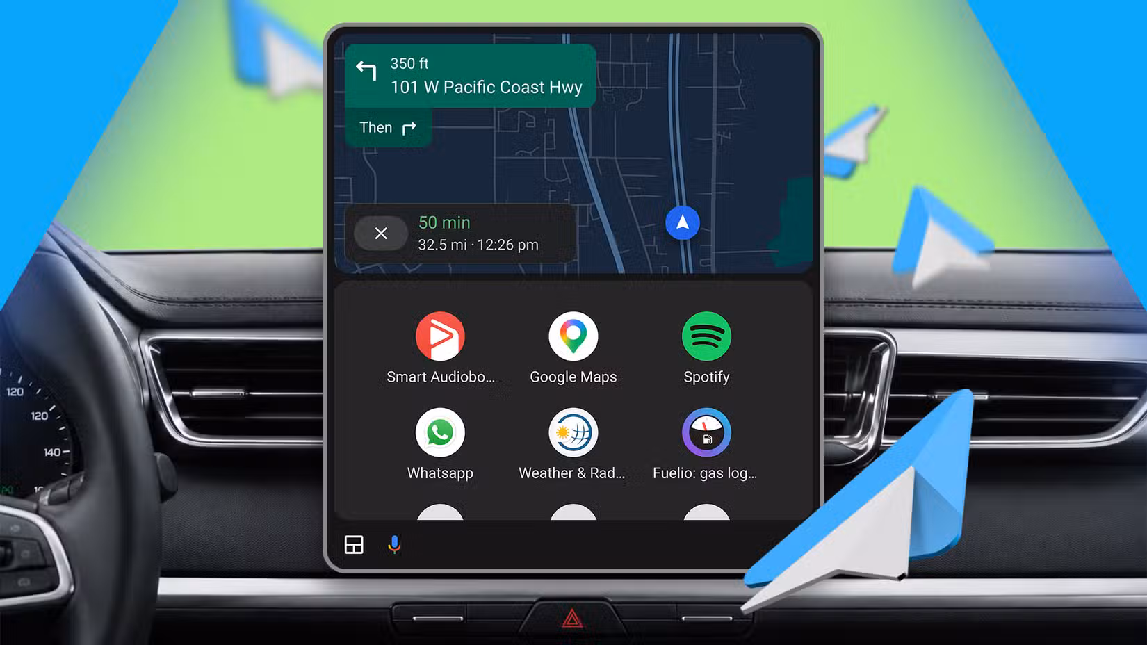 5 ứng dụng biến Android Auto thành trợ thủ lái xe toàn diện