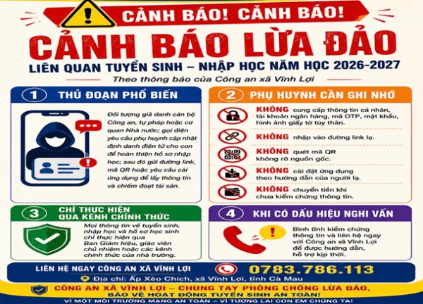 Cảnh báo lừa đảo VNeID mùa tựu trường: Phụ huynh đừng để bị dẫn dắt