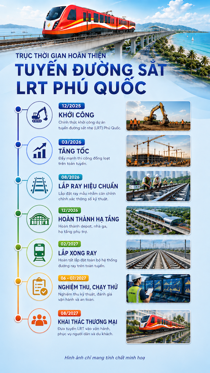 Cuộc chạy đua 24/7 trên tuyến LRT Phú Quốc