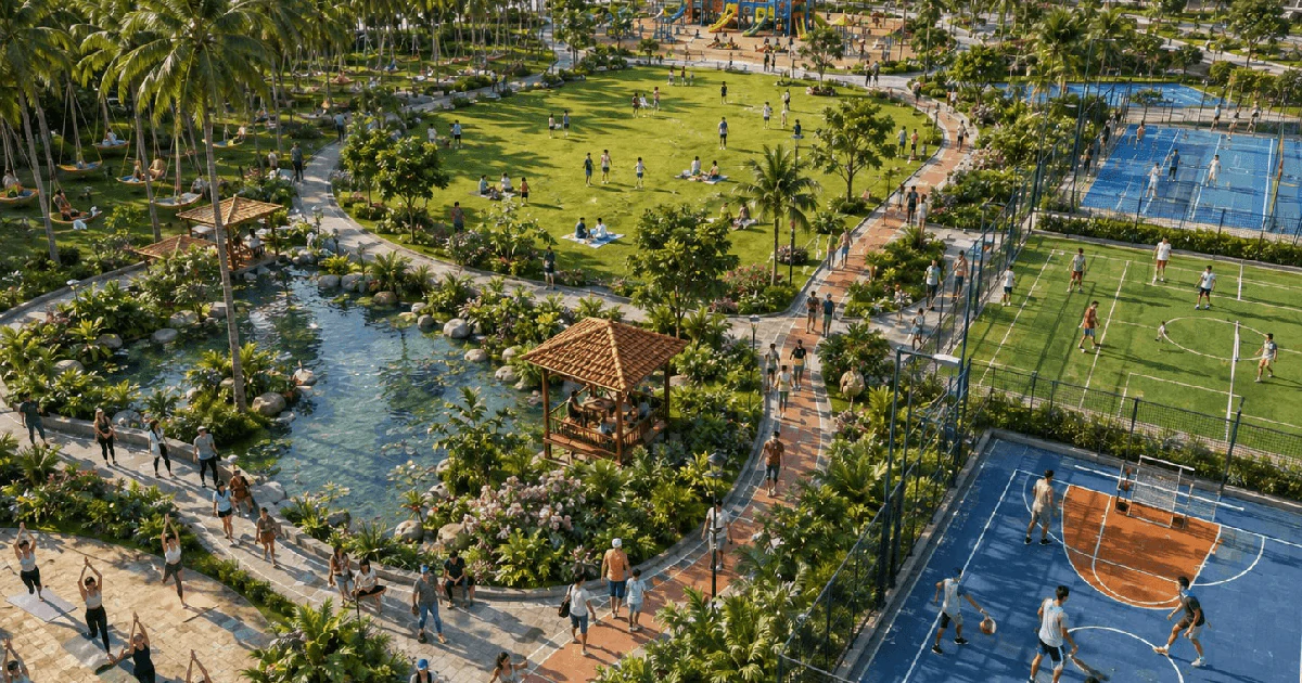 Công viên sức khỏe 6,3 ha bên vịnh: cú chuyển mình của bất động sản wellness cao cấp
