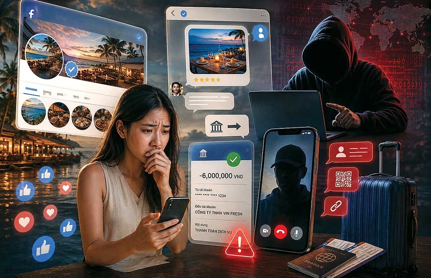 Fanpage tích xanh giả mạo lưu trú: Đừng để dấu tick cướp mất tiền phòng