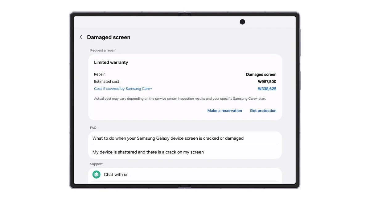 Panduan Guna One UI 9 Warranty Hub Untuk Baiki Galaxy