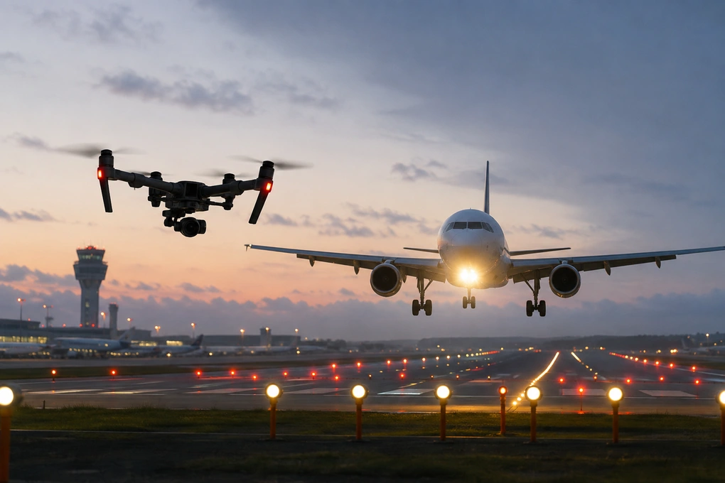 Drone xâm nhập sân bay: trách nhiệm pháp lý và quyền của hành khách