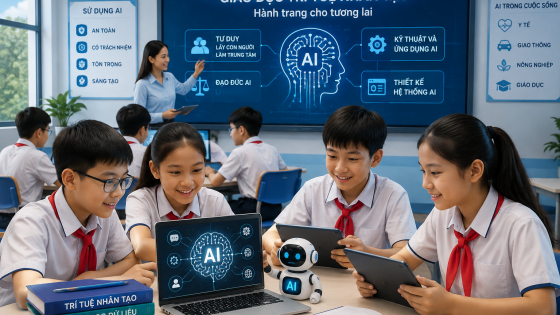 12 tiết AI mỗi năm: Học sinh phổ thông sẽ học gì?