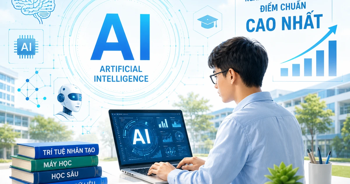 Điểm chuẩn AI chạm đỉnh: đào tạo đại học có theo kịp nhu cầu kỹ năng?