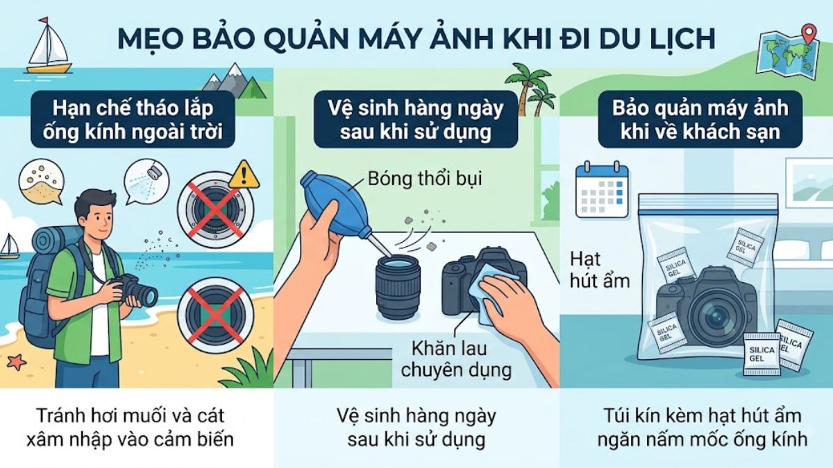 Chọn máy ảnh phù hợp theo chuyên ngành: từ du lịch đến chuyên nghiệp