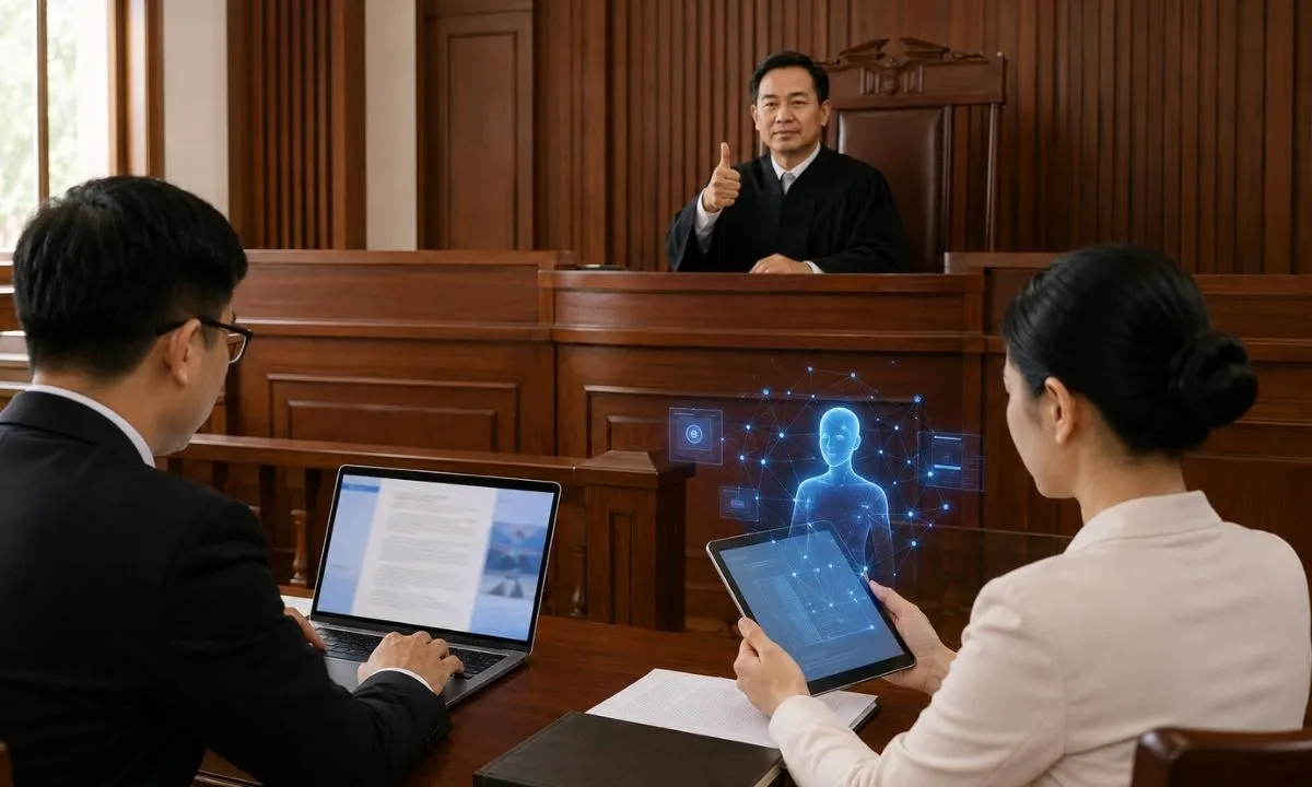 Trợ lý ảo AI tại phiên tòa: cơ hội và giới hạn pháp lý