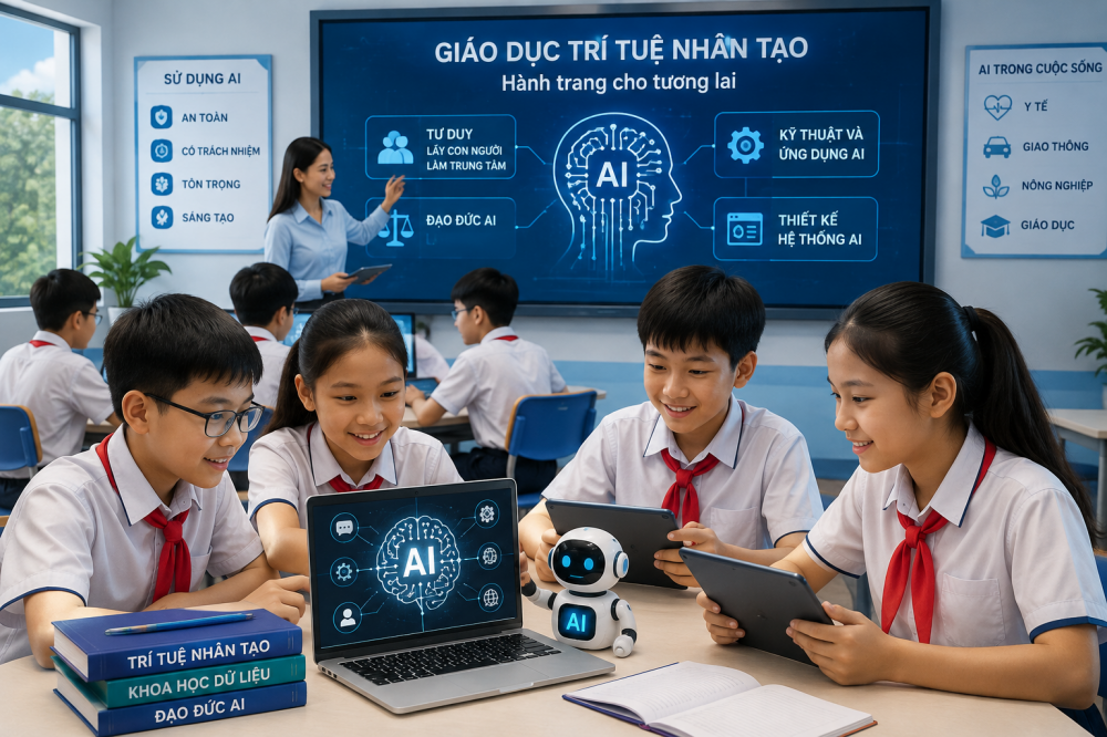 Khung giáo dục AI cho học sinh phổ thông: Phụ huynh cần chuẩn bị gì