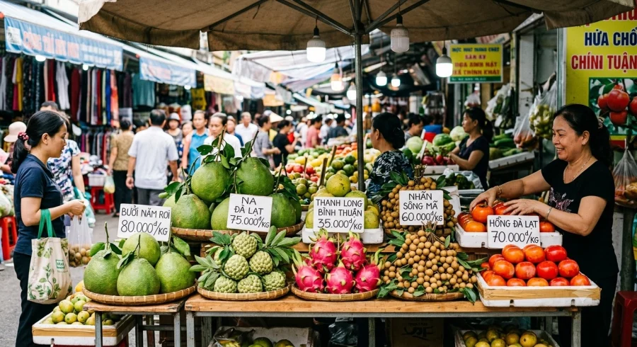 Nhân, na, bưởi, thanh long tháng 8: Cách chọn quả ngon đúng độ chín