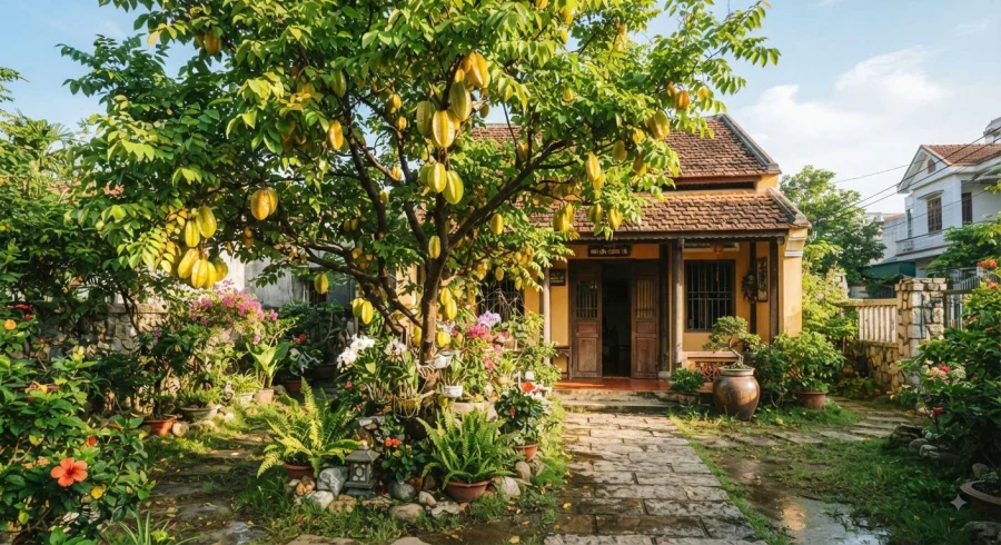Trồng cây khế phong thủy đúng vị trí để hút tài lộc