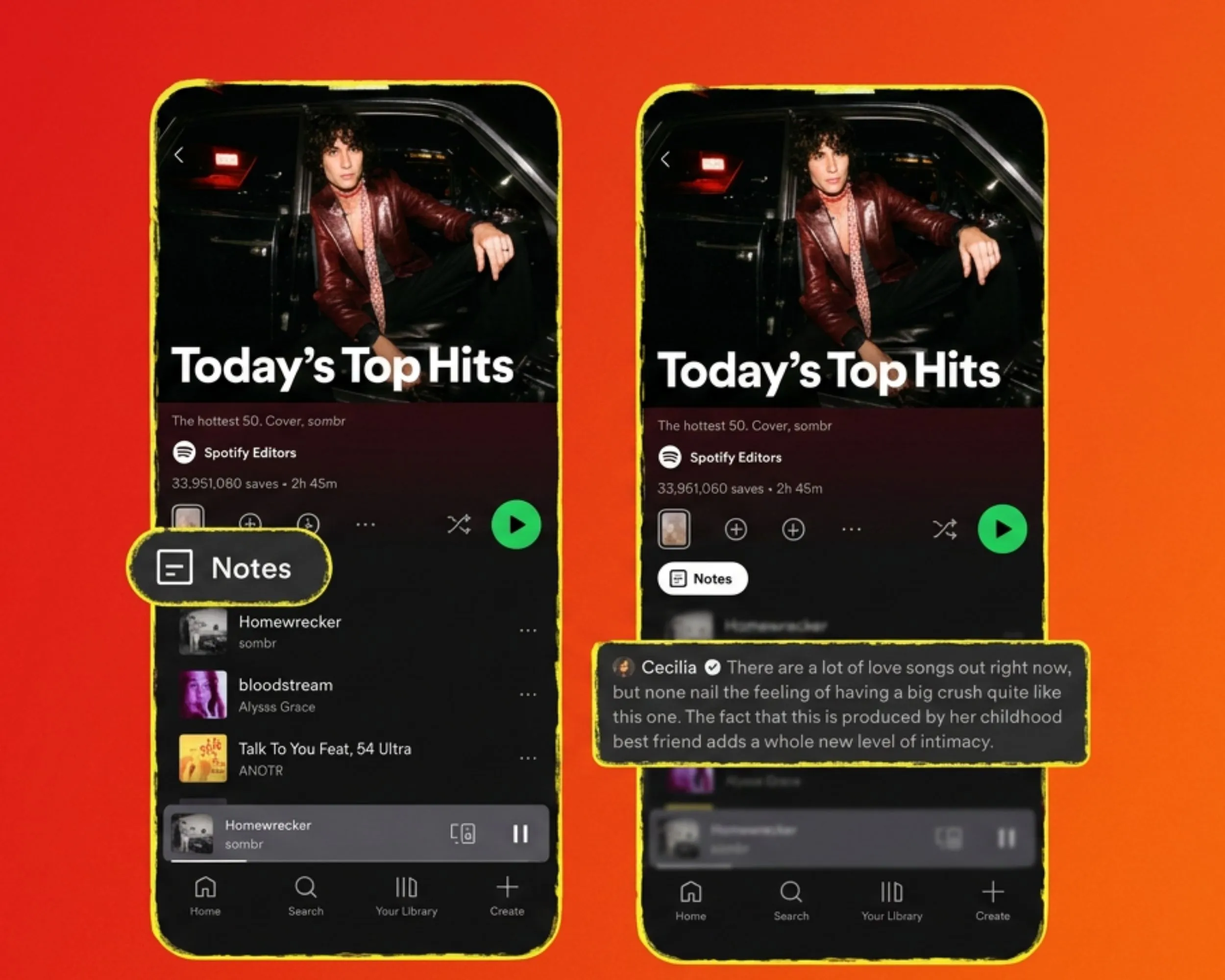 Spotify Playlist Notes: Biến danh sách phát thành nhật ký cảm xúc