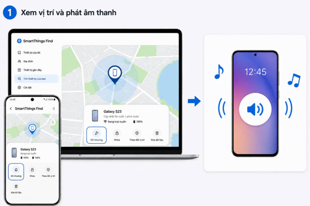 Bảo vệ điện thoại: Định vị từ xa và ẩn ứng dụng trên Samsung, OPPO