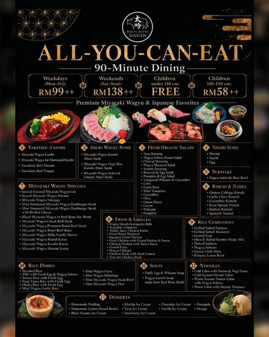Omakase Halus dan Wagyu Tanpa Had: Dua Wajah Mewah Jepun