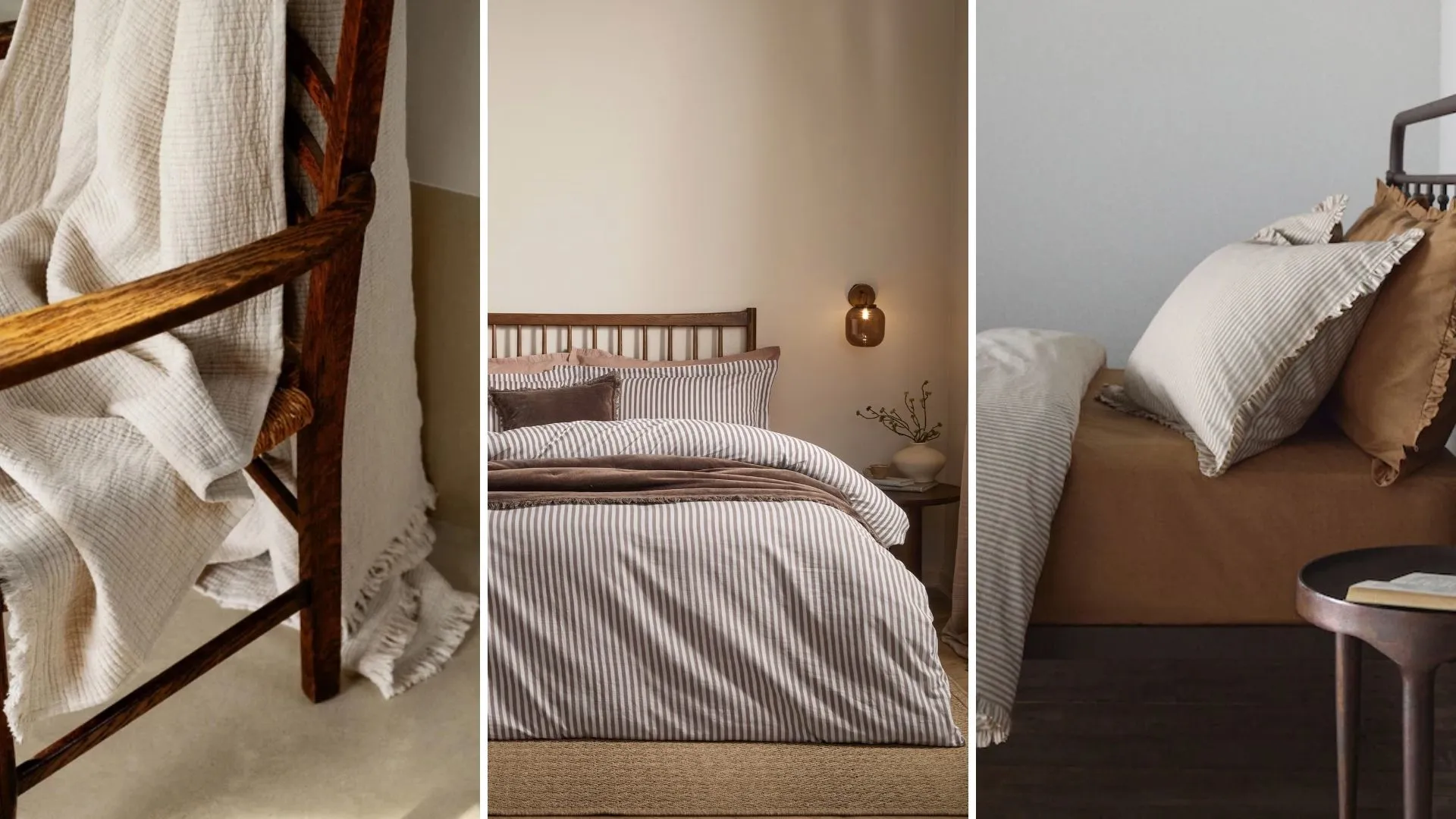 Lightweight Linen and Cotton Bedding for Warm Autumn Nights