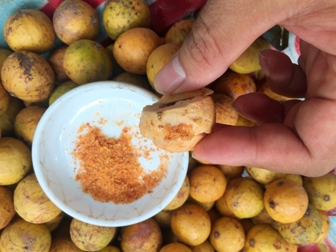 Cốm, quả thị và những món tráng miệng mùa thu Hà Nội