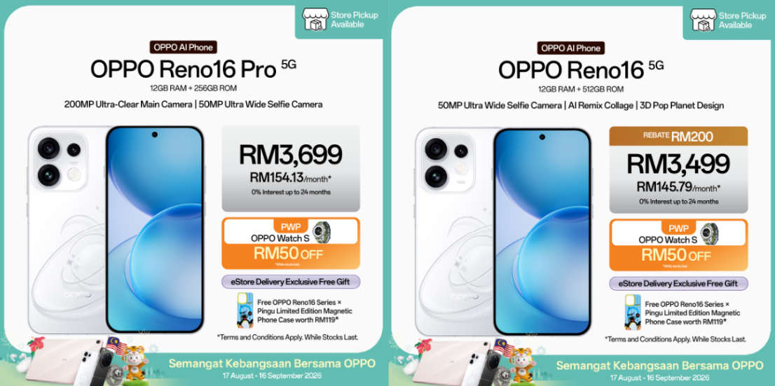Promosi Oppo Telefon: Diskaun Hingga RM300 & Model Paling Berbaloi