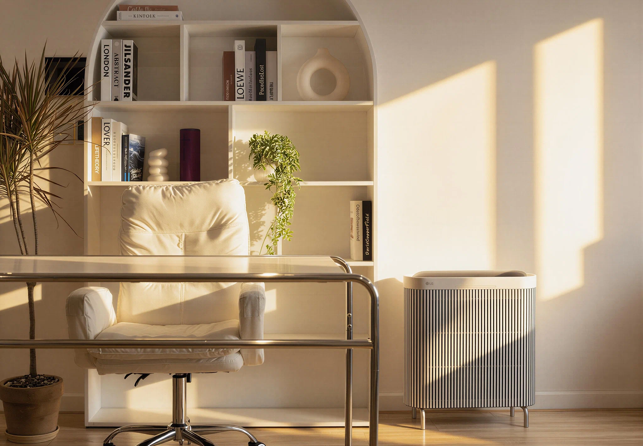LG PuriCare WallFit: máy lọc không khí mỏng sát tường với AI Mode thông minh
