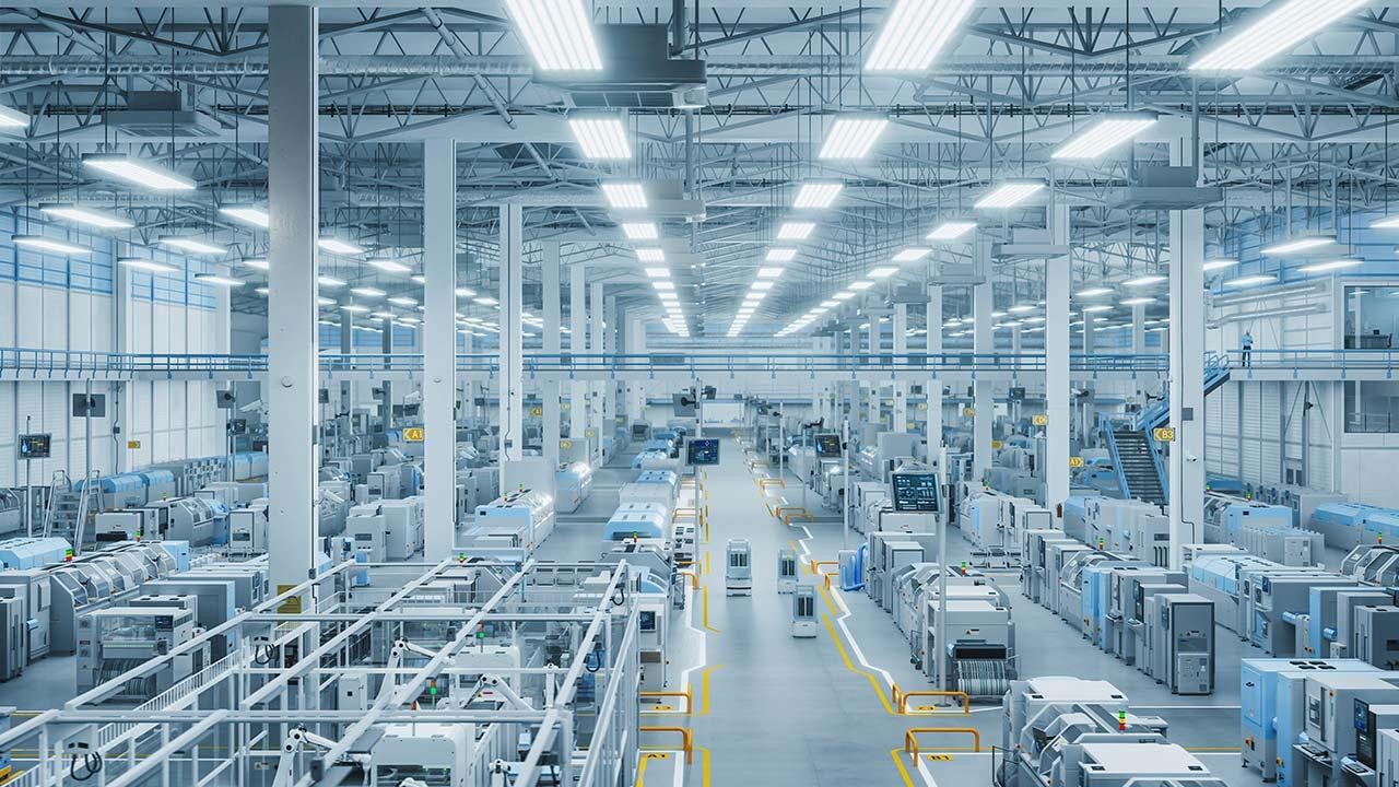 Chiếu sáng thông minh giúp nhà máy tiết kiệm năng lượng