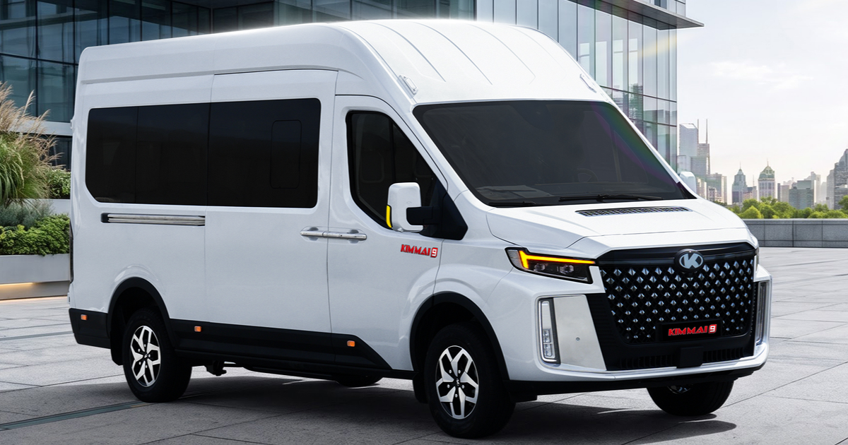 Xe điện 16 chỗ KimMai9 EV: Đối thủ mới của Ford Transit