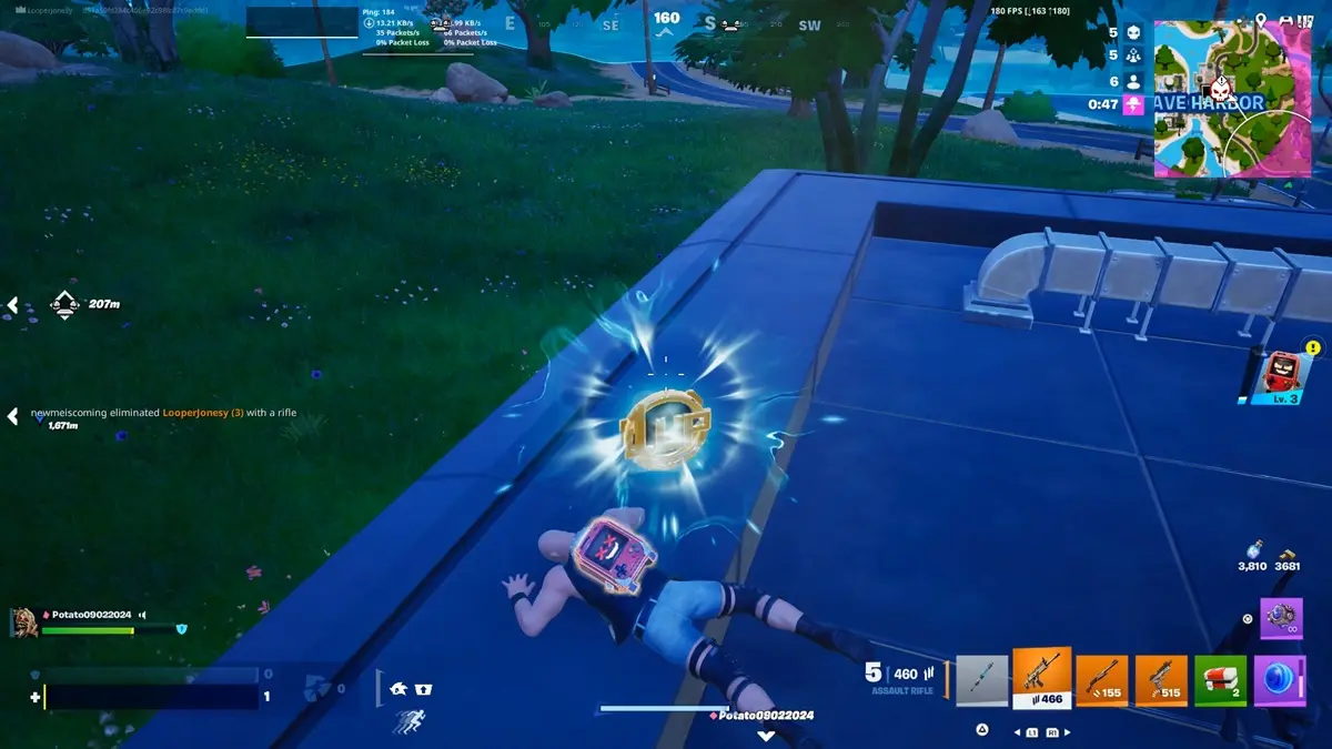 Hướng dẫn lấy các vật phẩm đặc biệt Fortnite: Mega Buster, Sonic Power Sneakers và 1-Up Token