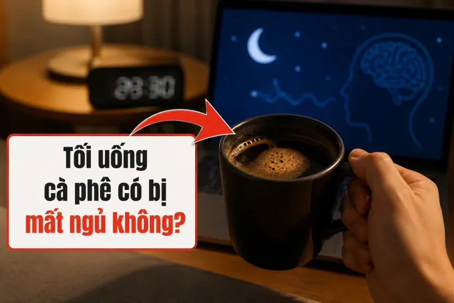 Uống cà phê tối muộn có thực sự gây mất ngủ?