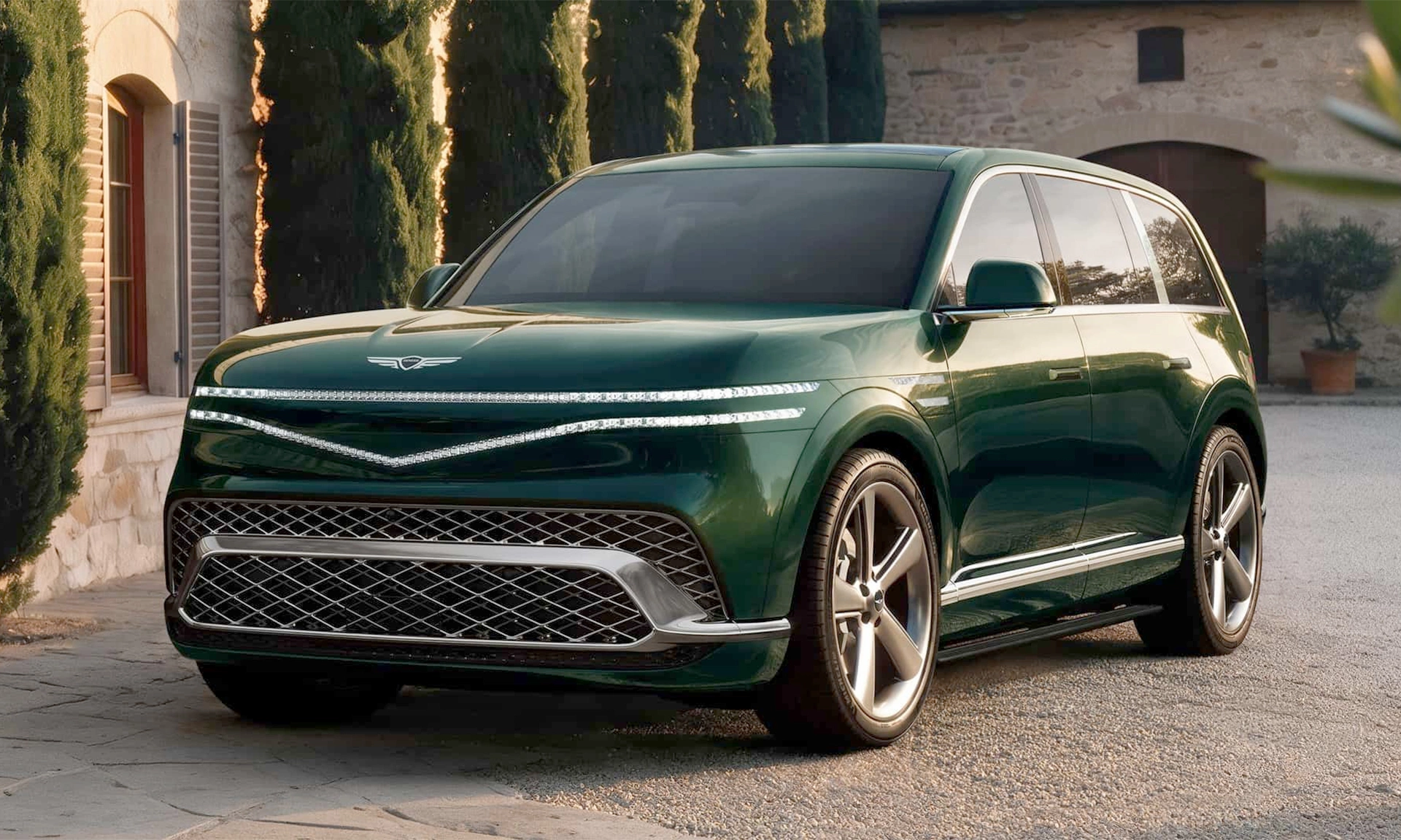 Genesis GV90: SUV điện hạng sang mở cuộc chiến với Maybach?