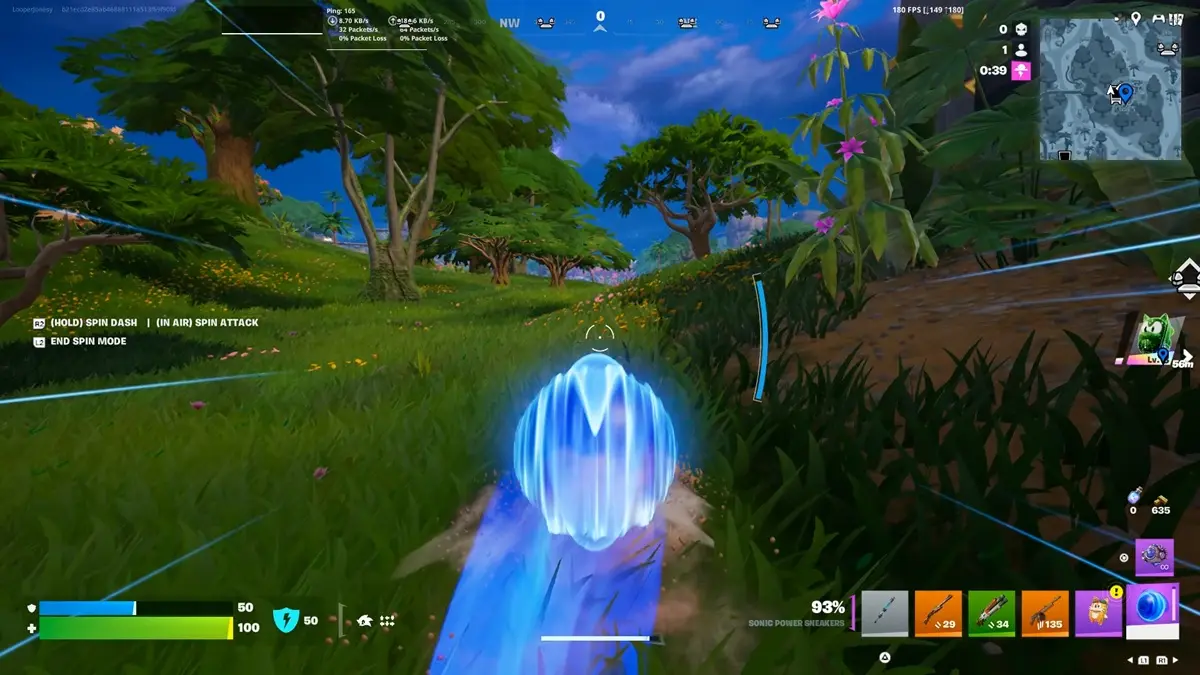 Hướng dẫn lấy các vật phẩm đặc biệt Fortnite: Mega Buster, Sonic Power Sneakers và 1-Up Token