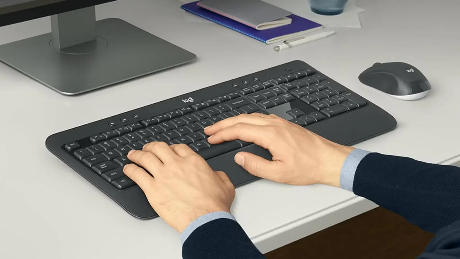Papan Kunci Wayless Murah & Dok USB-C Diskaun untuk Meja Bajet