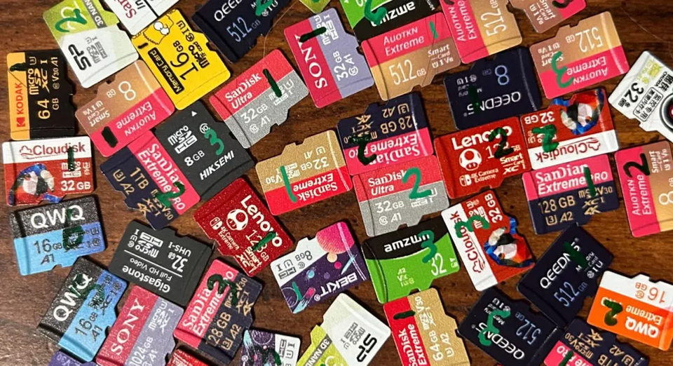 351 thẻ microSD bị tra tấn liên tục: khi quảng cáo không còn ý nghĩa