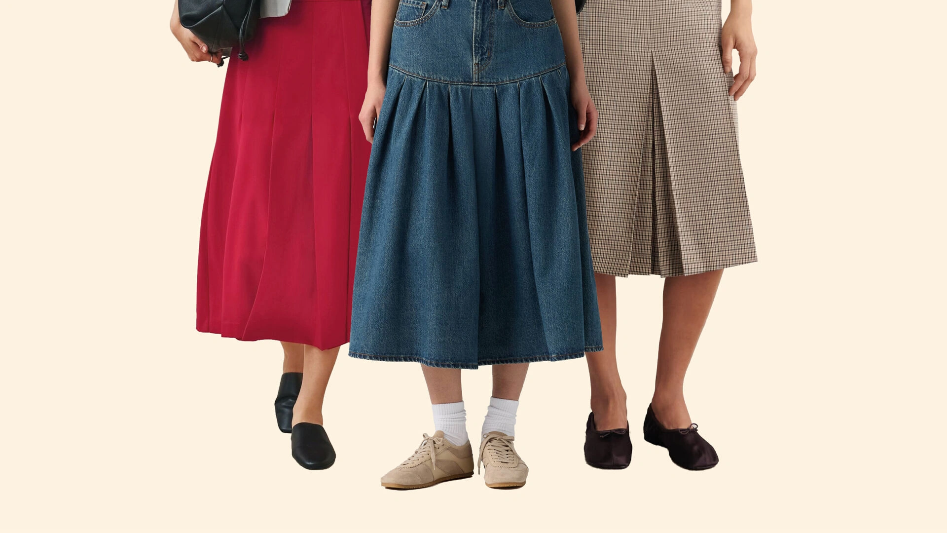 Pleated, Checked and Textured: 5 Skirt Silhouettes For Autumn
