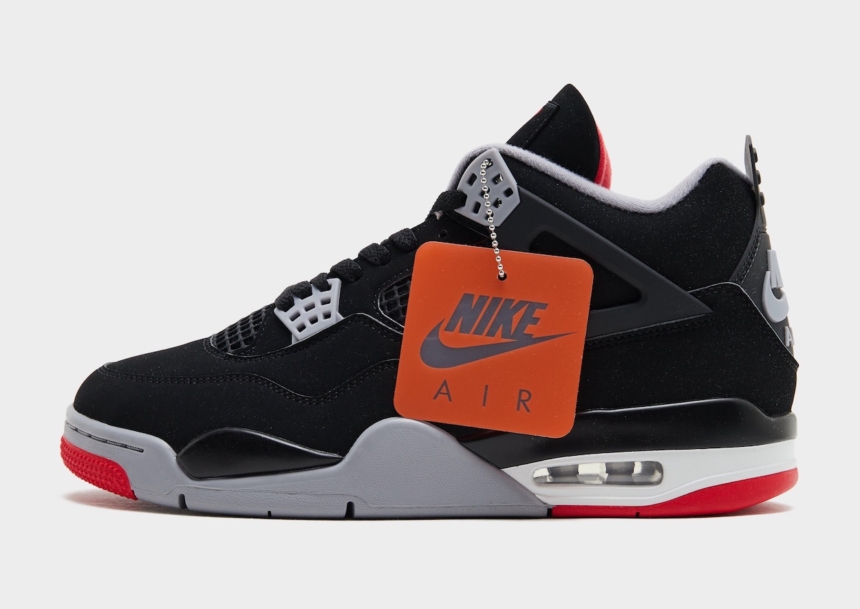 Air Jordan 4 Bred Kembali Dengan Nubuck Asli