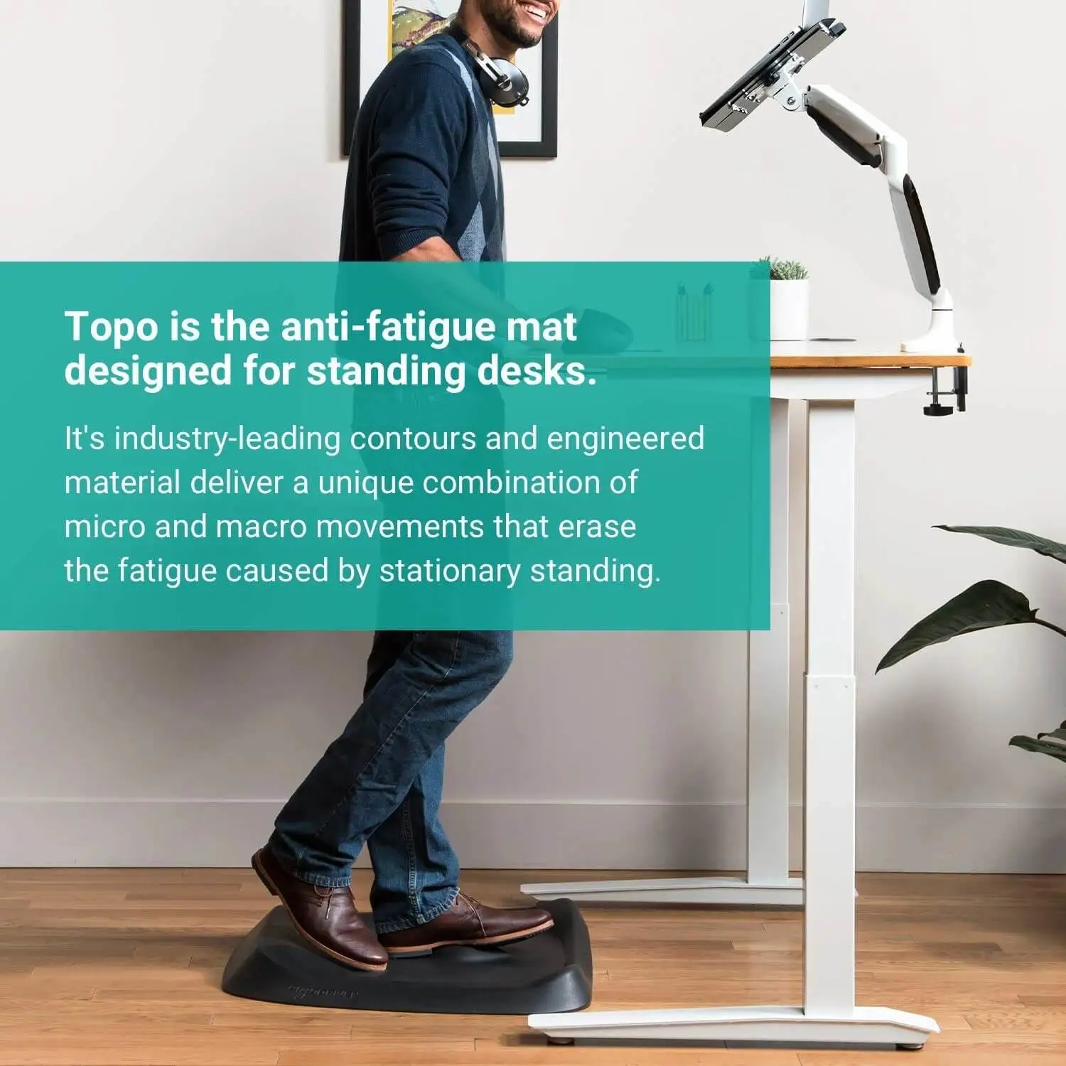 Standing Desk Mat Showdown: Ergodriven Topo vs Flat Classics