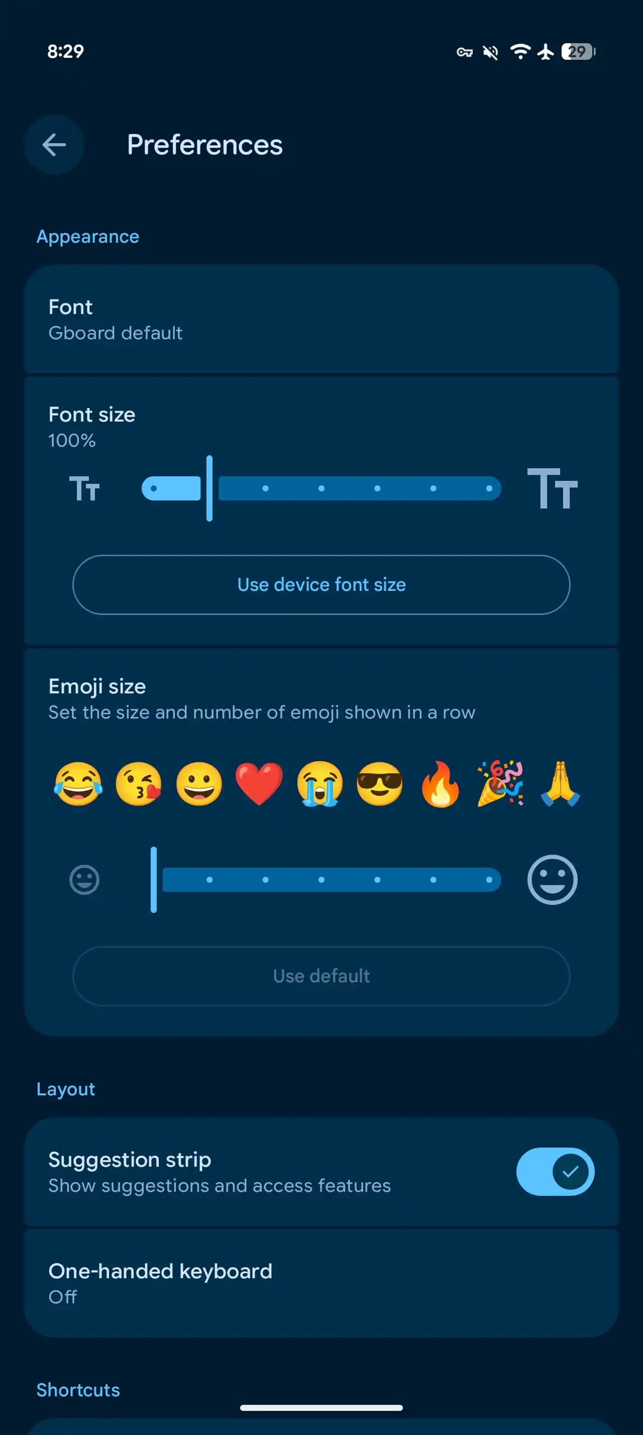Cara Guna Gelangsar Saiz Emoji Gboard Supaya Tak Perlu Mengecilkan Mata