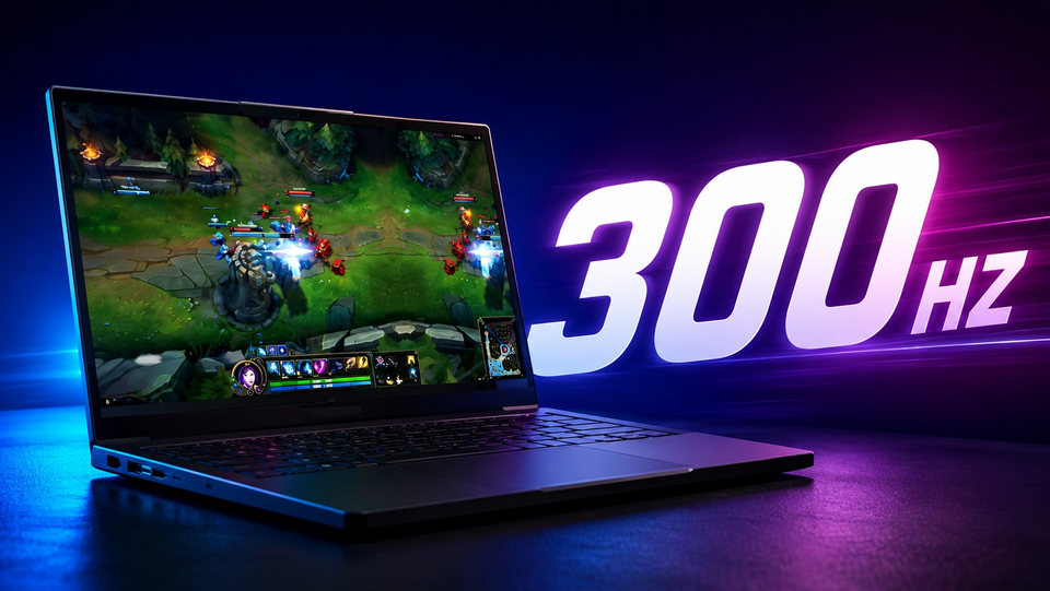 Màn hình OLED 300Hz của Samsung: Lời giải cho bài toán hình ảnh và hiệu năng trên laptop gaming