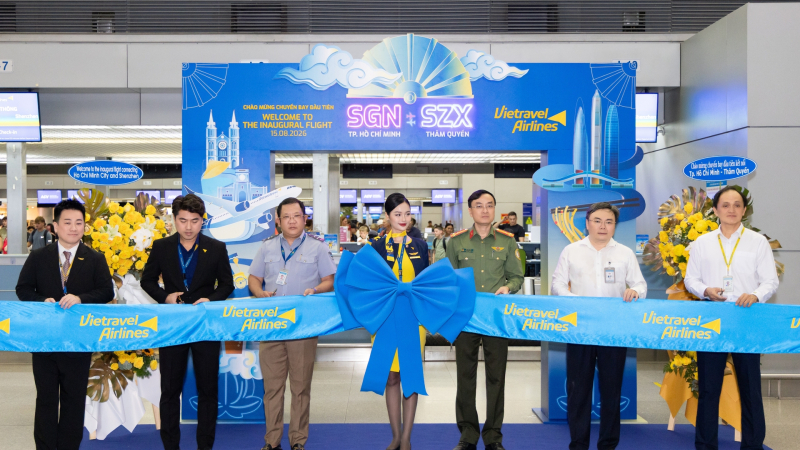 Đường bay thẳng TP.HCM – Thâm Quyến: cú hích mới cho chiến lược quốc tế của Vietravel Airlines