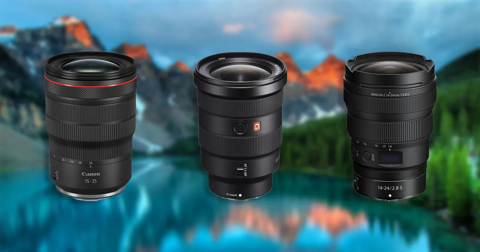 Ống kính wide-angle full-frame giảm giá: chọn RF, E, Z mount
