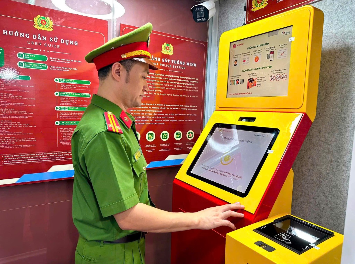 Kiosk Trạm Cảnh sát thông minh: công an bước ra khỏi trụ sở