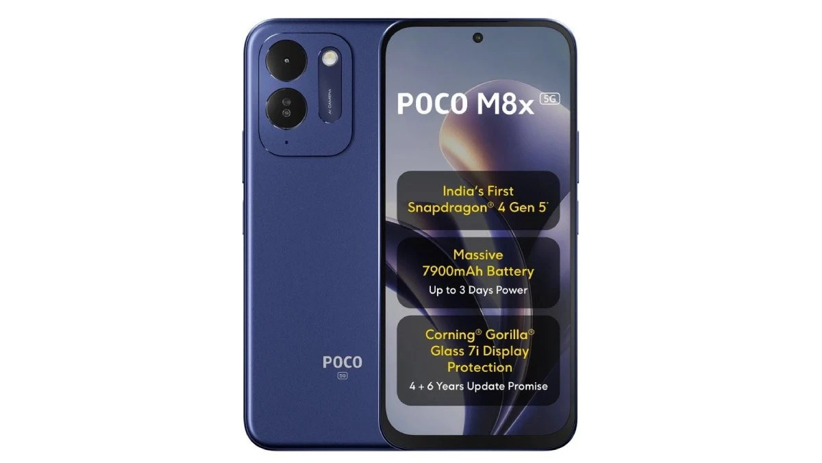 POCO M8x 5G ra mắt: pin 7.900mAh và màn 120Hz trong phân khúc giá dưới 6 triệu