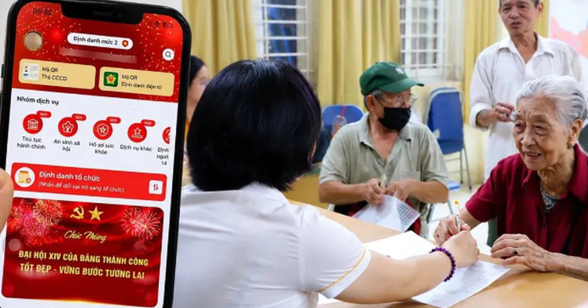 Nhận lương hưu và trợ cấp BHXH trực tiếp qua VNeID