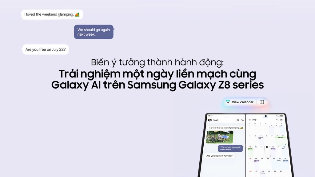 Galaxy AI Fold8: Tối ưu công việc hàng ngày với Gemini tự động hóa
