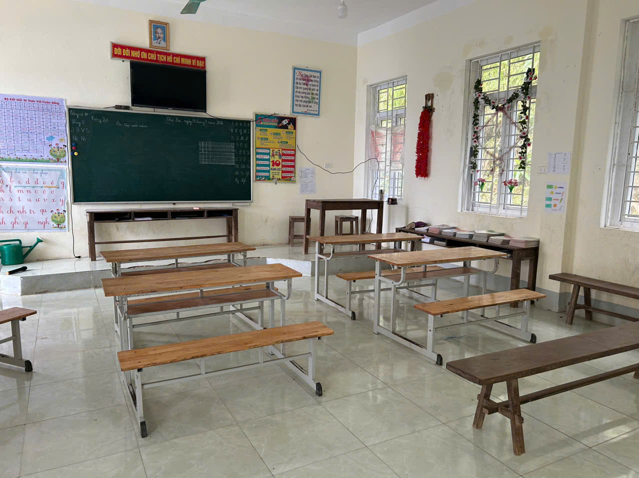 Nhà trường vùng biên gồng mình trước thách thức cơ sở vật chất